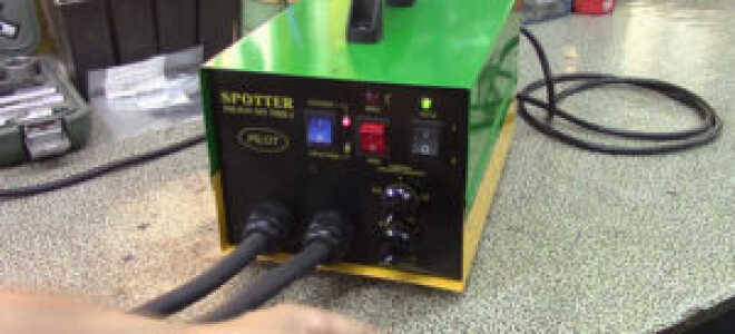 Как выбрать споттер для кузовного ремонта автомобиля? Обзор характеристик, производителей и принципа работы оборудования.