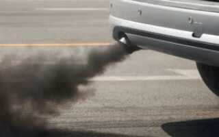 Чёрный дым из выхлопной трубы дизельного двигателя: причины