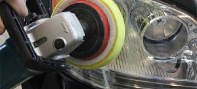 Полировка фар автомобиля в домашних условиях. Технология проведения работ и используемые материалы.