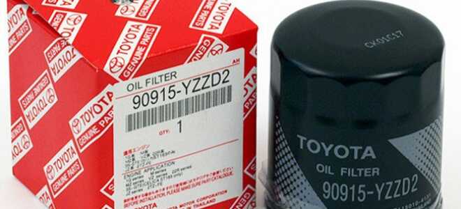 Выбор масляного фильтра Toyota RAV-4