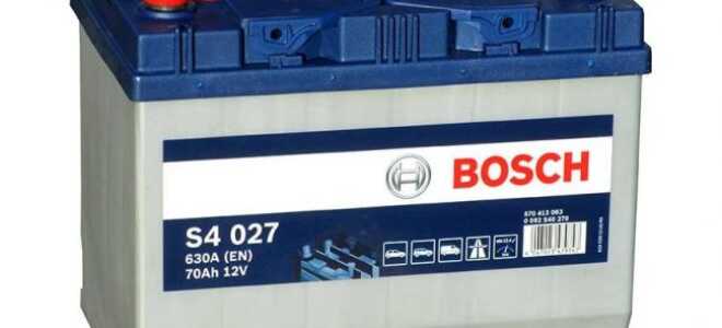 Аккумуляторы Bosch