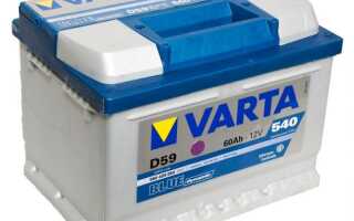 Аккумуляторы VARTA