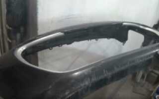 Как отремонтировать и покрасить бампер автомобиля своими руками