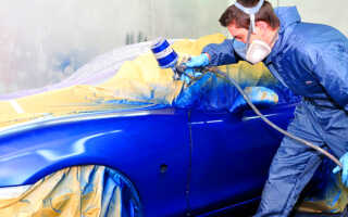 Технология покраски автомобиля металликом. База для новичков.