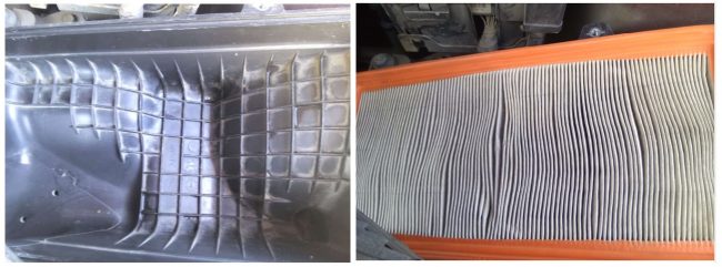 Фильтр воздушный Kia Spectra