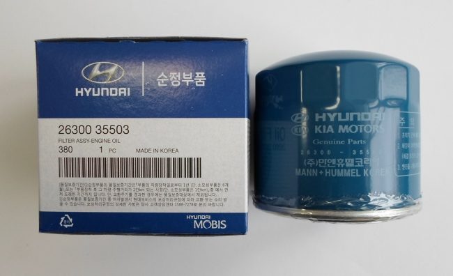 Выбор масляного фильтра Hyundai Accent