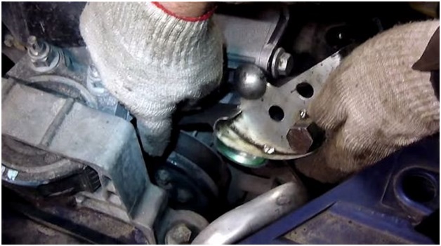 Процесс натяжки