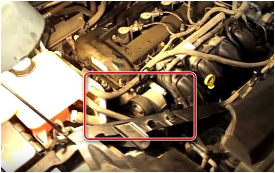 Шкив с ремнем