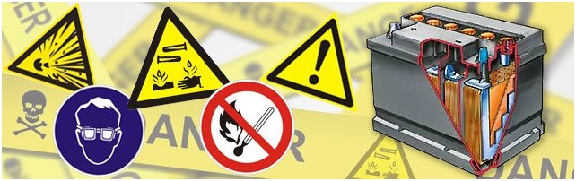 Принципиальное устройство аккумуляторной батареи