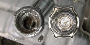 Накипь в системе охлаждения двигателя