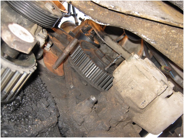 Вид после снятия ремня