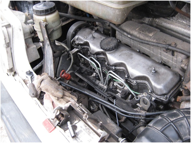 Мотор без верхних защитных крышек